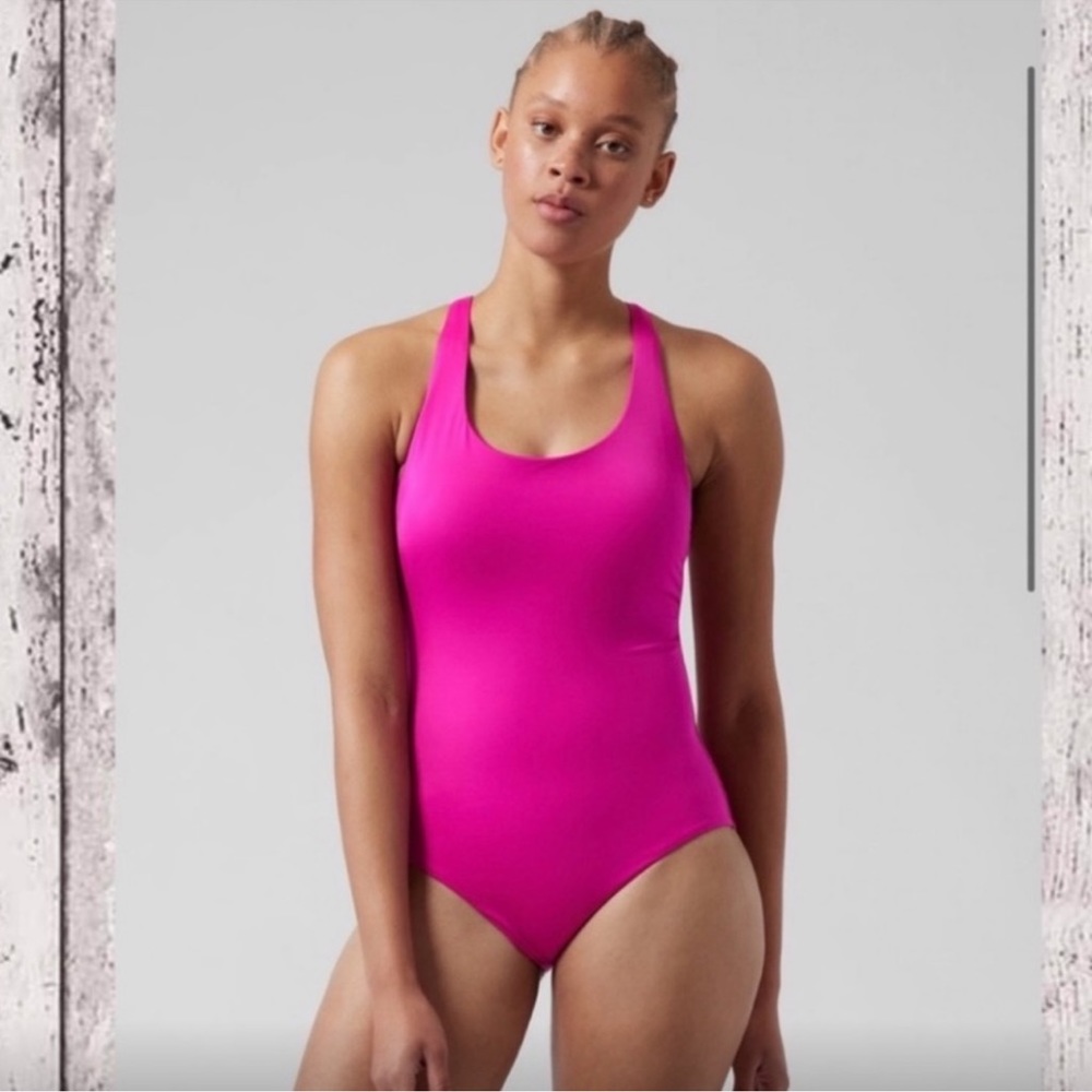 Athleta Hot Pink One-Piece Swimsuit